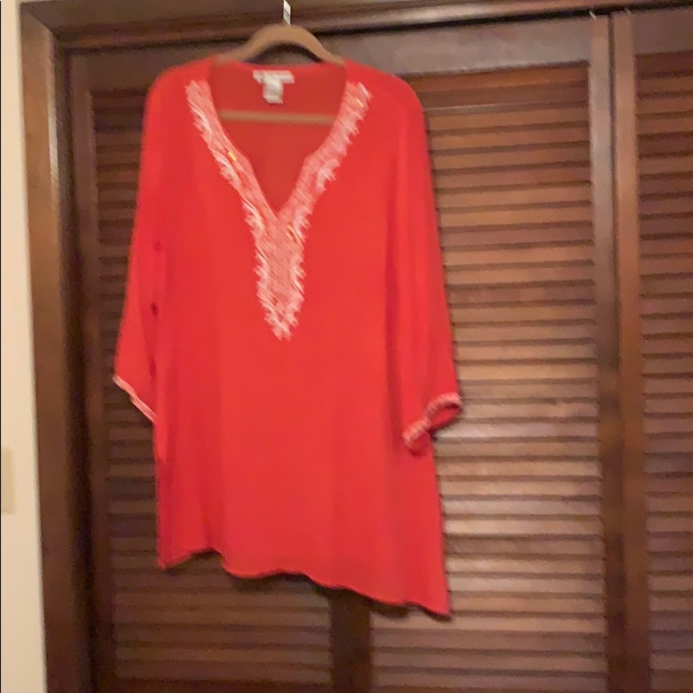 Red tunic by Cute Options